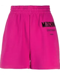 Moschino Sport-Shorts mit Logo-Print Rosa