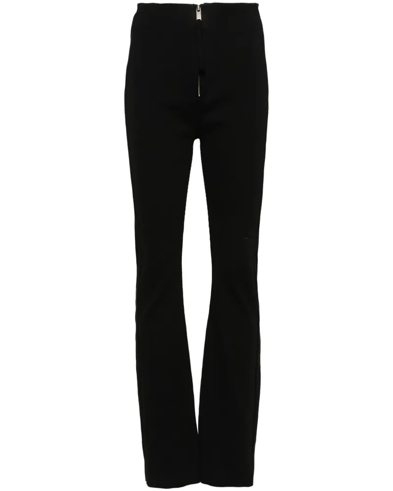 THOM KROM Gerippte Hose mit hohem Bund - Schwarz Schwarz