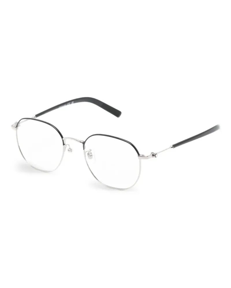 Montblanc geometric-frame glasses - Schwarz Schwarz