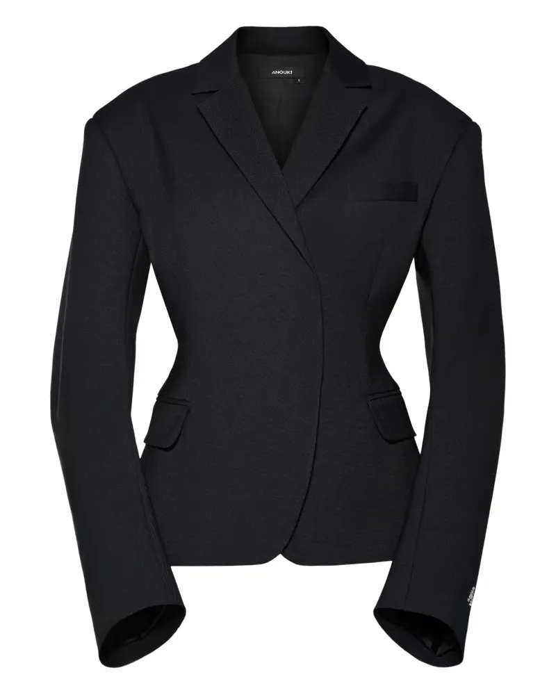 ANOUKI single-breasted blazer - Schwarz Schwarz