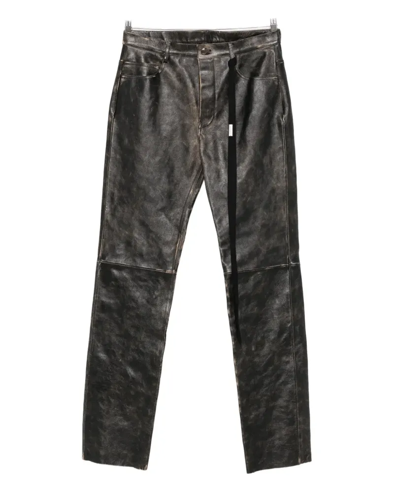 Ann Demeulemeester panelled trousers - Grau Grau