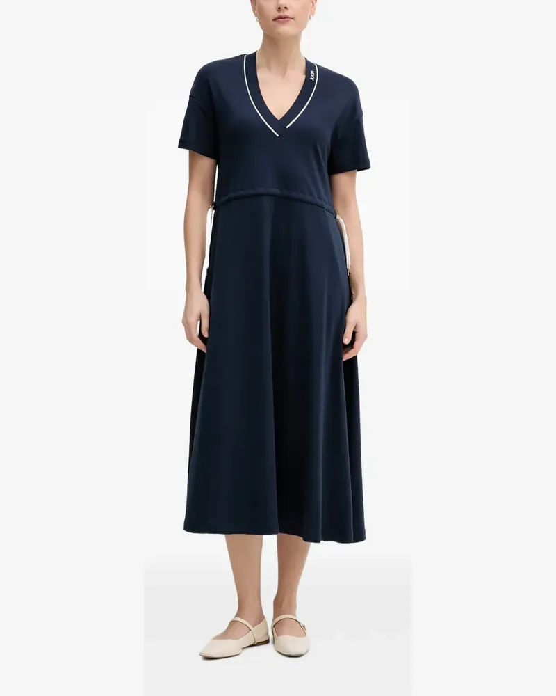 JOOP! drawstring midi dress - Blau Blau
