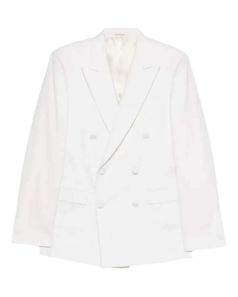 FURSAC Jackett aus Wolle - Weiß Weiß