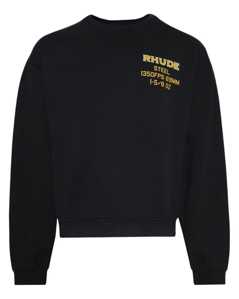 RHUDE Steel Sweatshirt - Schwarz Schwarz