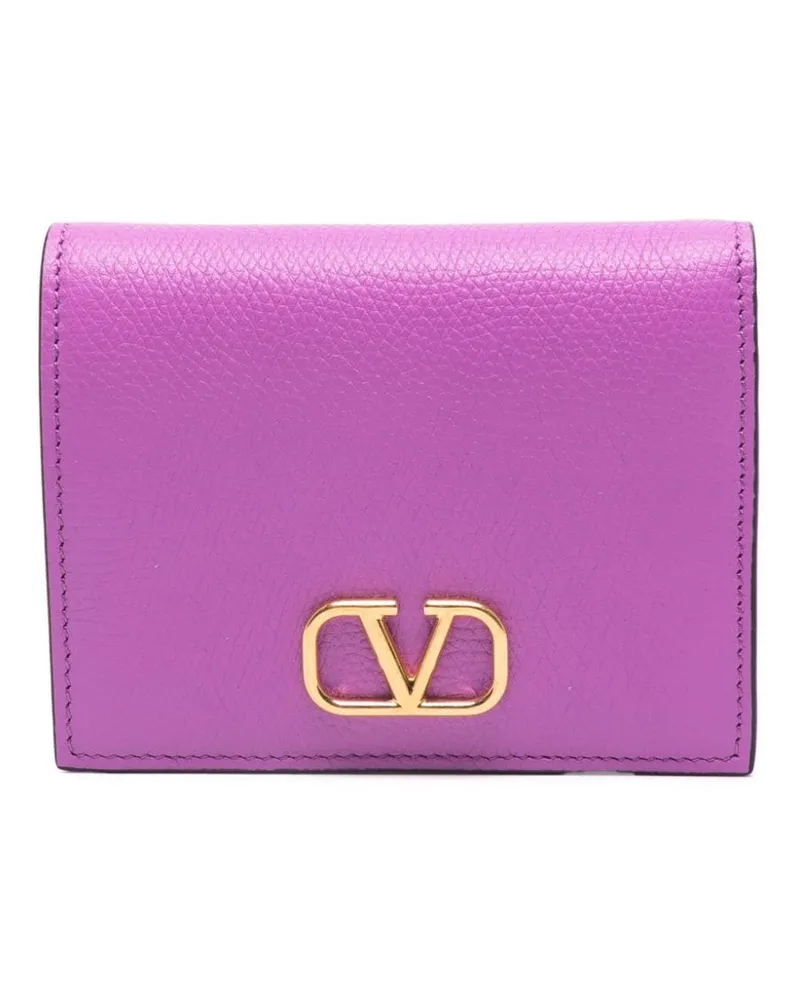 Valentino Garavani VLogo Signature Portemonnaie Violett