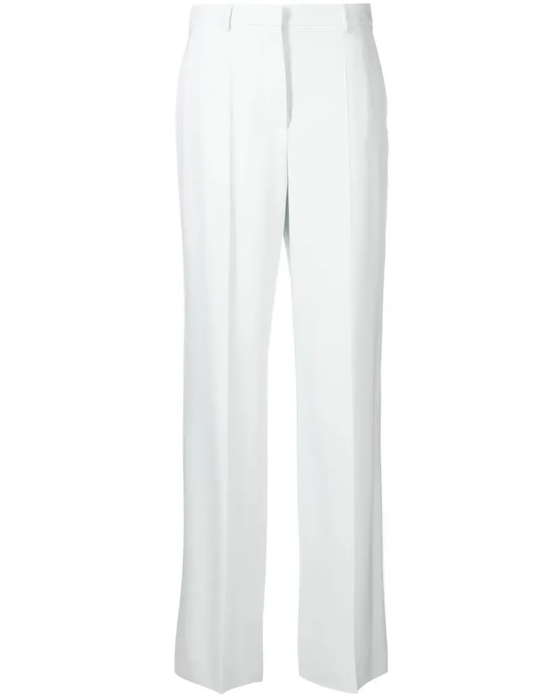 Giorgio Armani High-Waist-Hose mit weitem Bein - Grau Grau