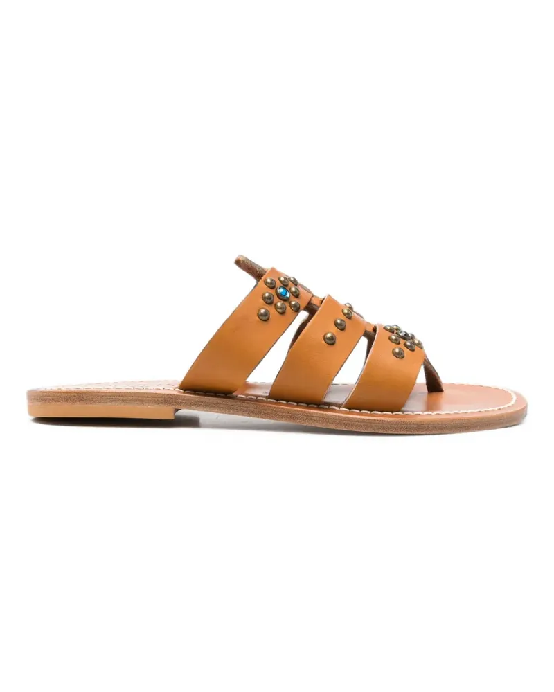 K.Jacques  Sandalen mit Nieten - Braun Braun