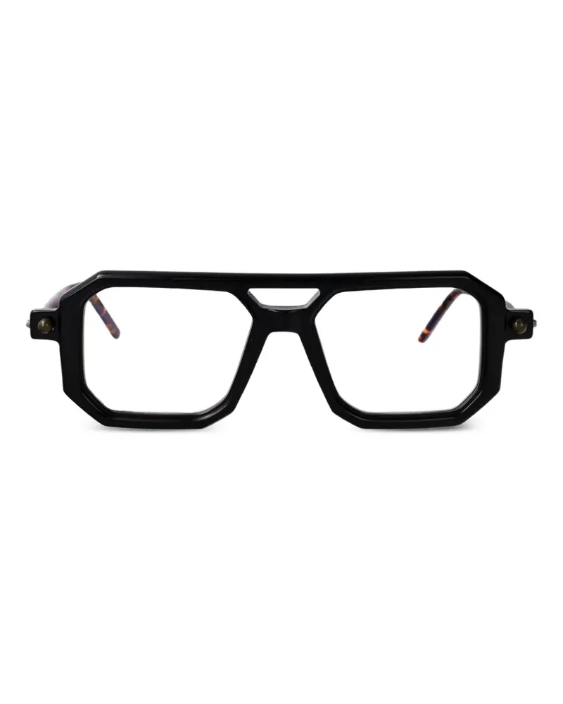 KUBORAUM Maske P8 geometric-frame glasses - Schwarz Schwarz