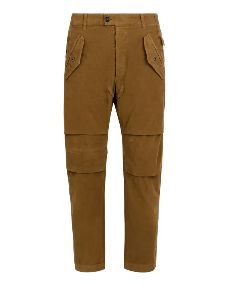 Dsquared2 Utility2 Karottenhose aus Cord - Braun Braun