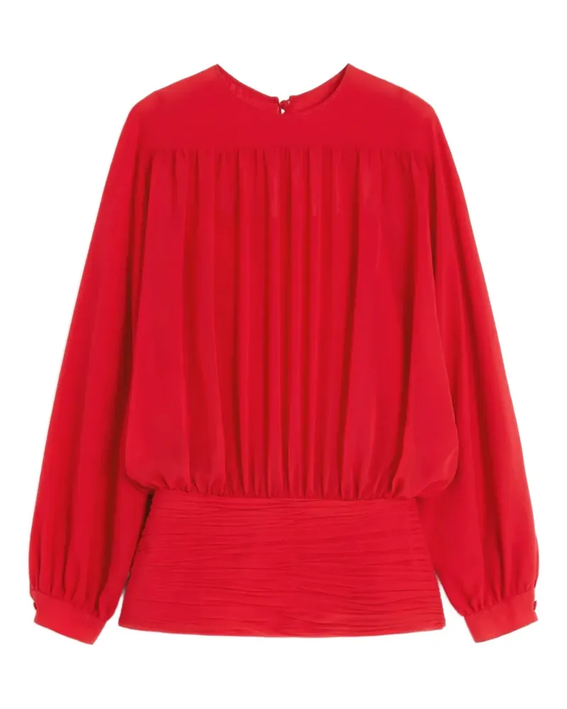 Valentino Garavani Georgette-Bluse - Rot Rot