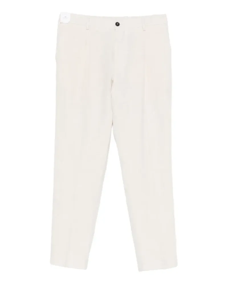 Entre Amis pleated-detail trousers - Nude Nude