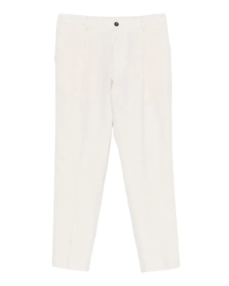 Entre Amis pleated-detail trousers - Nude Nude