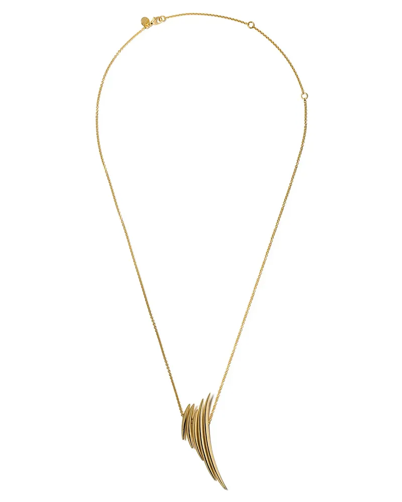 Shaun Leane Quill' Halskette mit Anhänger - Gold Gold