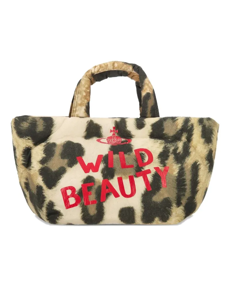 Vivienne Westwood medium Maud printed handle tote bag - Nude Nude