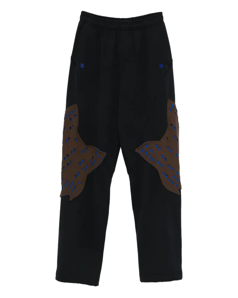 KIKO KOSTADINOV x Fox Lab Jogginghose aus perforiertem Fleece - Schwarz Schwarz