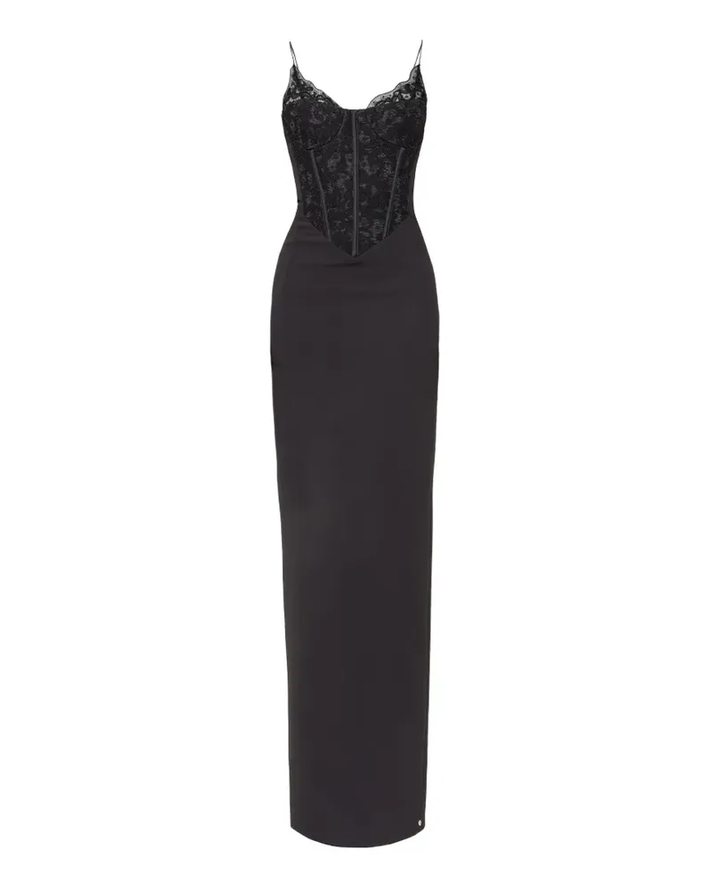 NISSA Maxikleid aus Spitze - Schwarz Schwarz