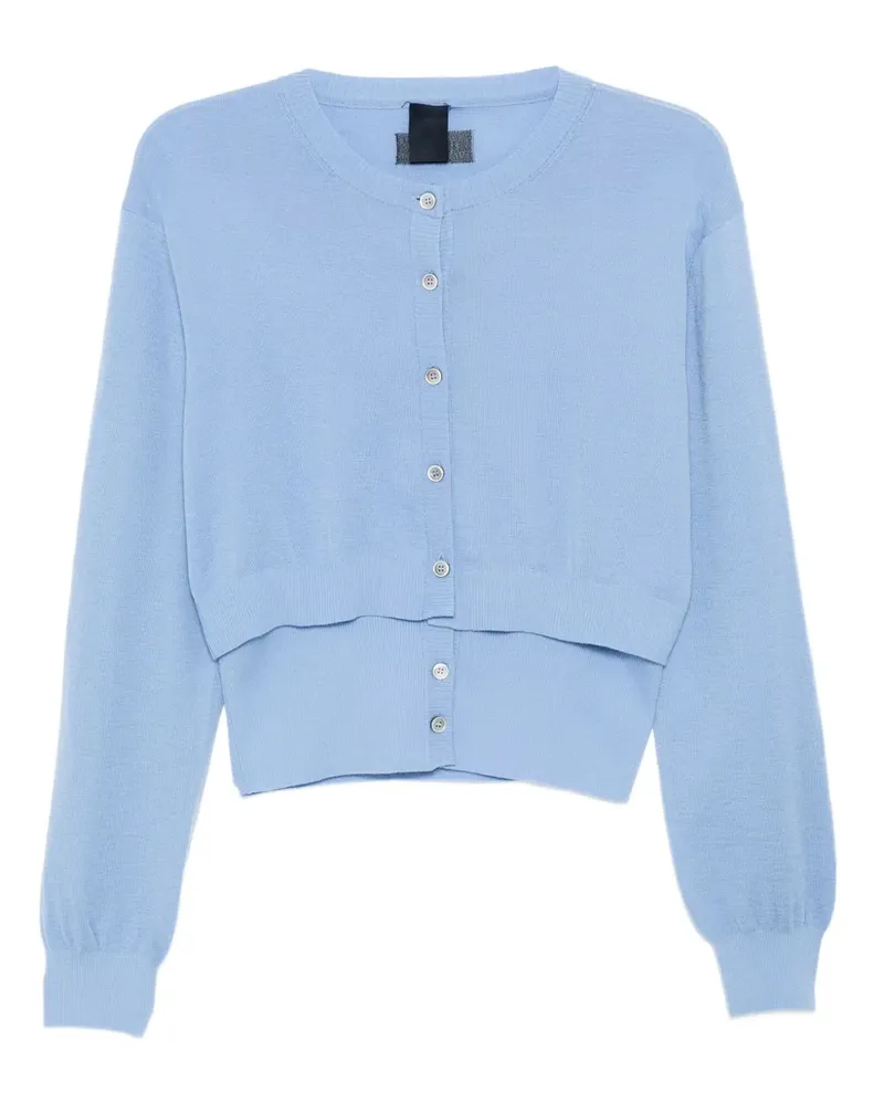 JUUN.J Cardigan im Layering-Look - Blau Blau
