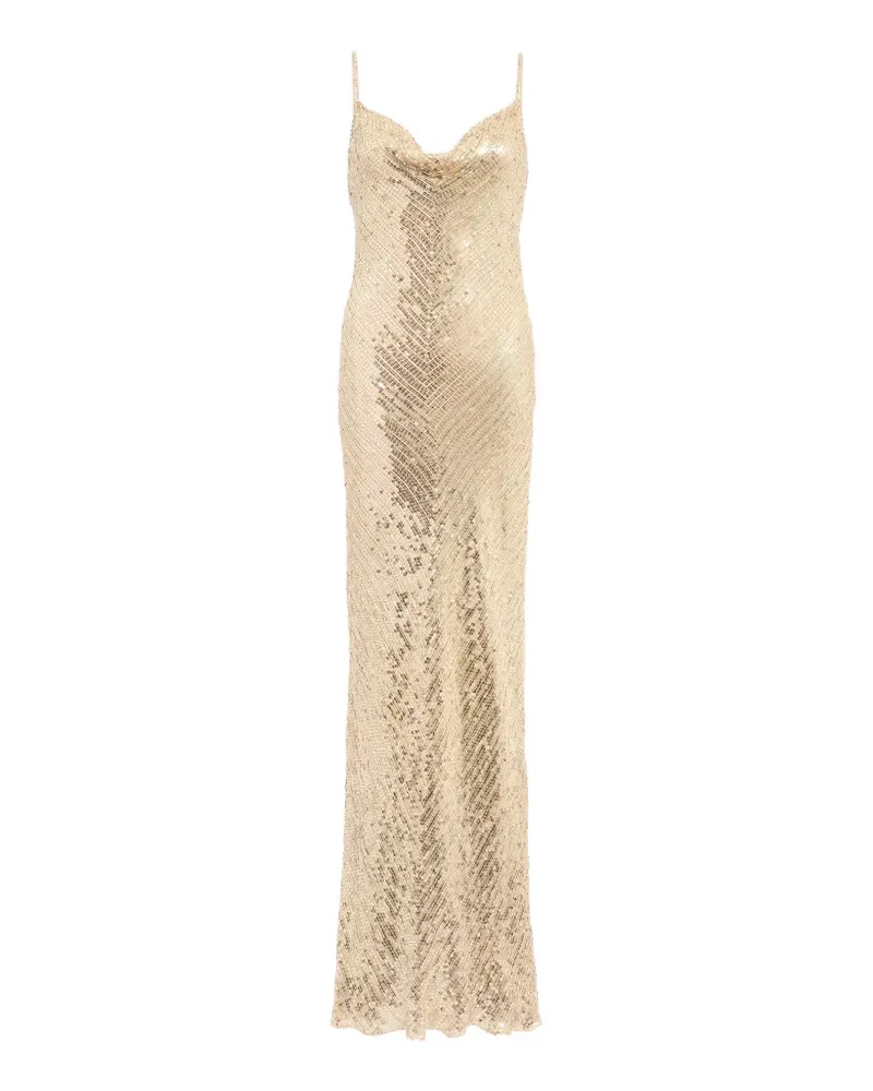 Jenny Packham Ariel maxi dress - Gold Gold