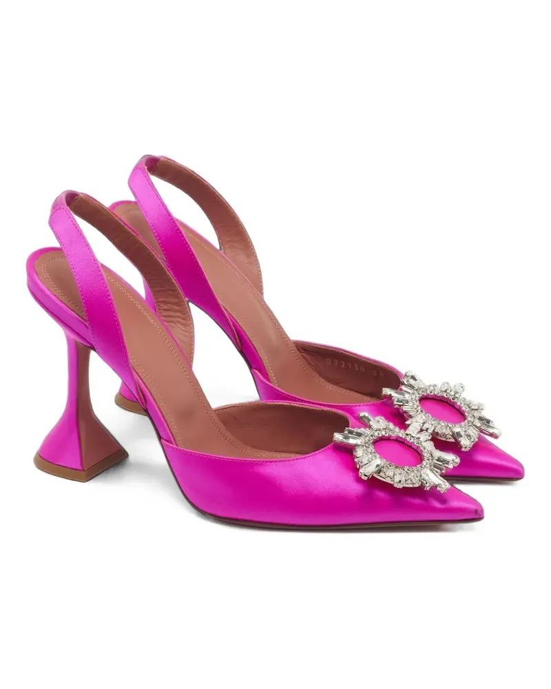 Amina Muaddi Begum Slingback-Pumps - Rosa Rosa