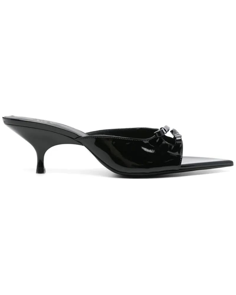 Gia Borghini Blanche Mules 50mm Schwarz