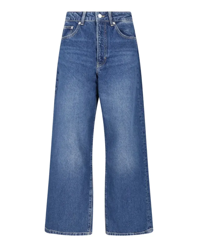 JEANERICA Halbhohe Belem Wide-Leg-Jeans - Blau Blau