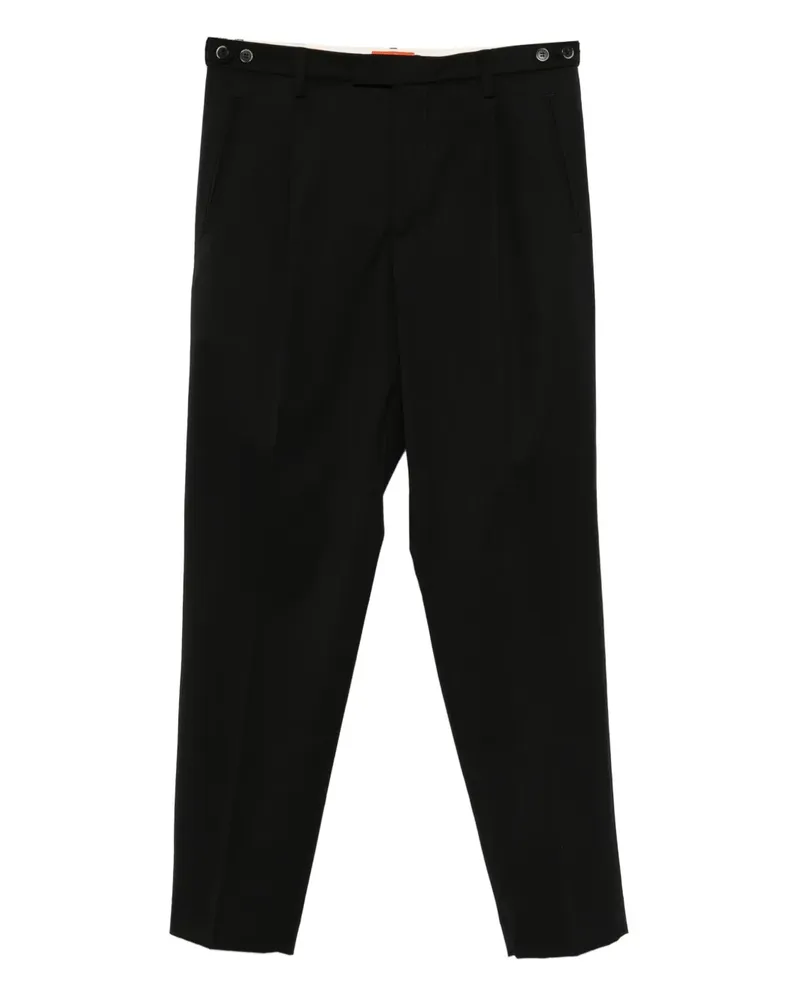 BARENA Klassische Bundfaltenhose - Schwarz Schwarz