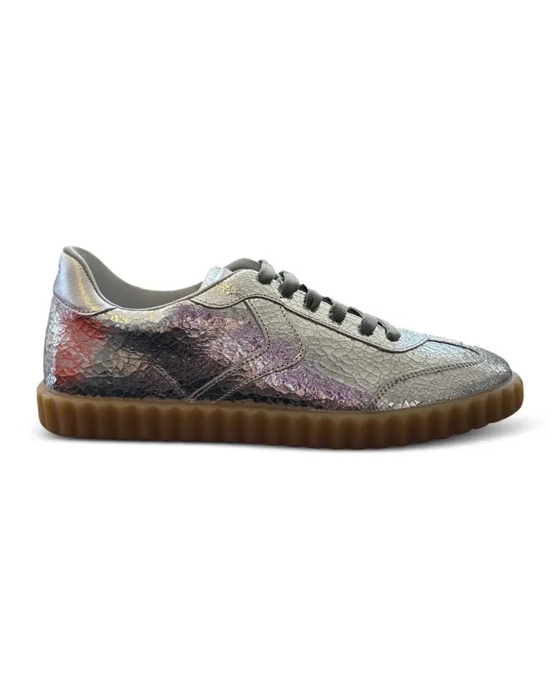 Voile Blanche Sneakers mit Riss-Effekt - Silber Silber