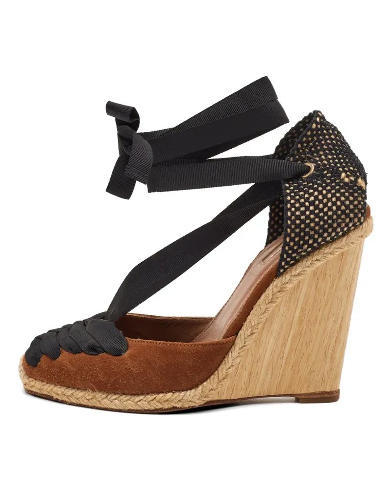Aquazzura Malibu wedge espadrilles - Braun Braun