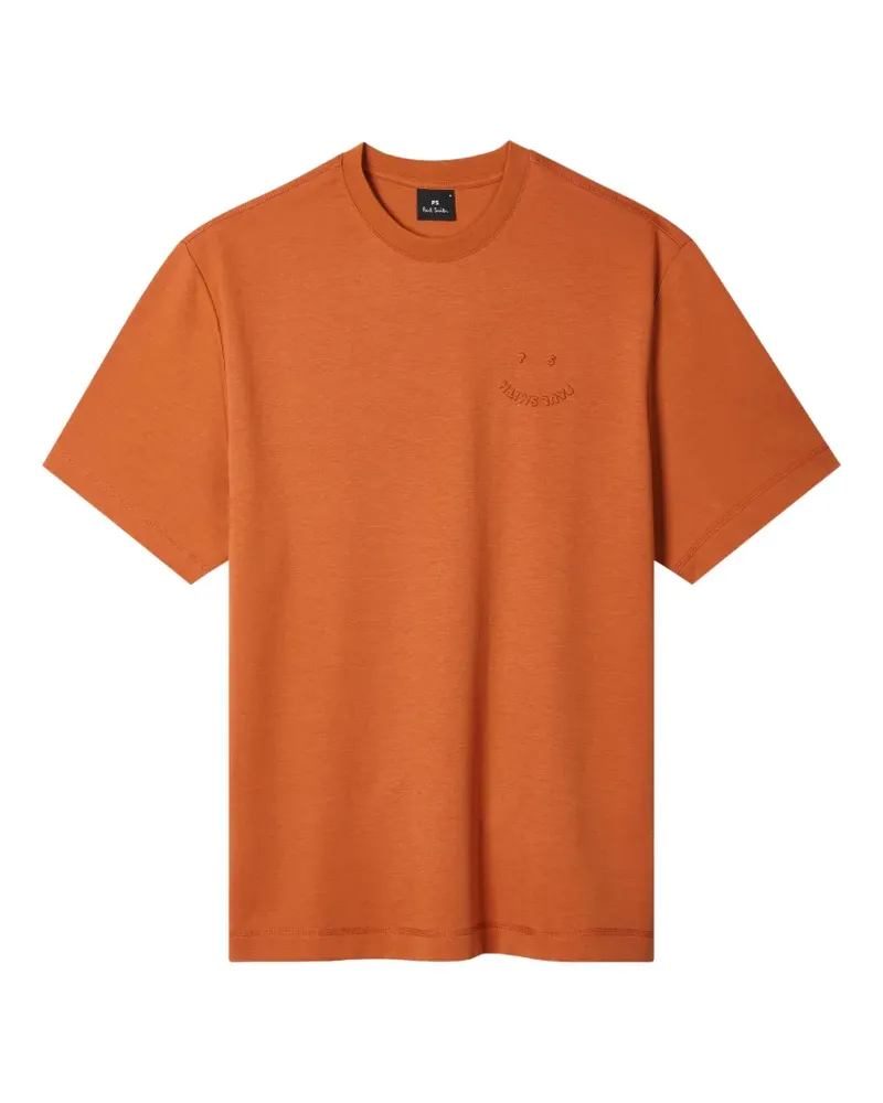 Paul Smith embroidered-logo T-shirt - Orange Orange