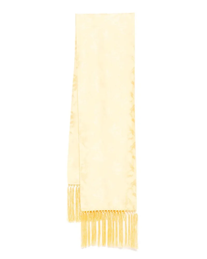 BODE Schals aus Football-Jacquard - Gelb Gelb