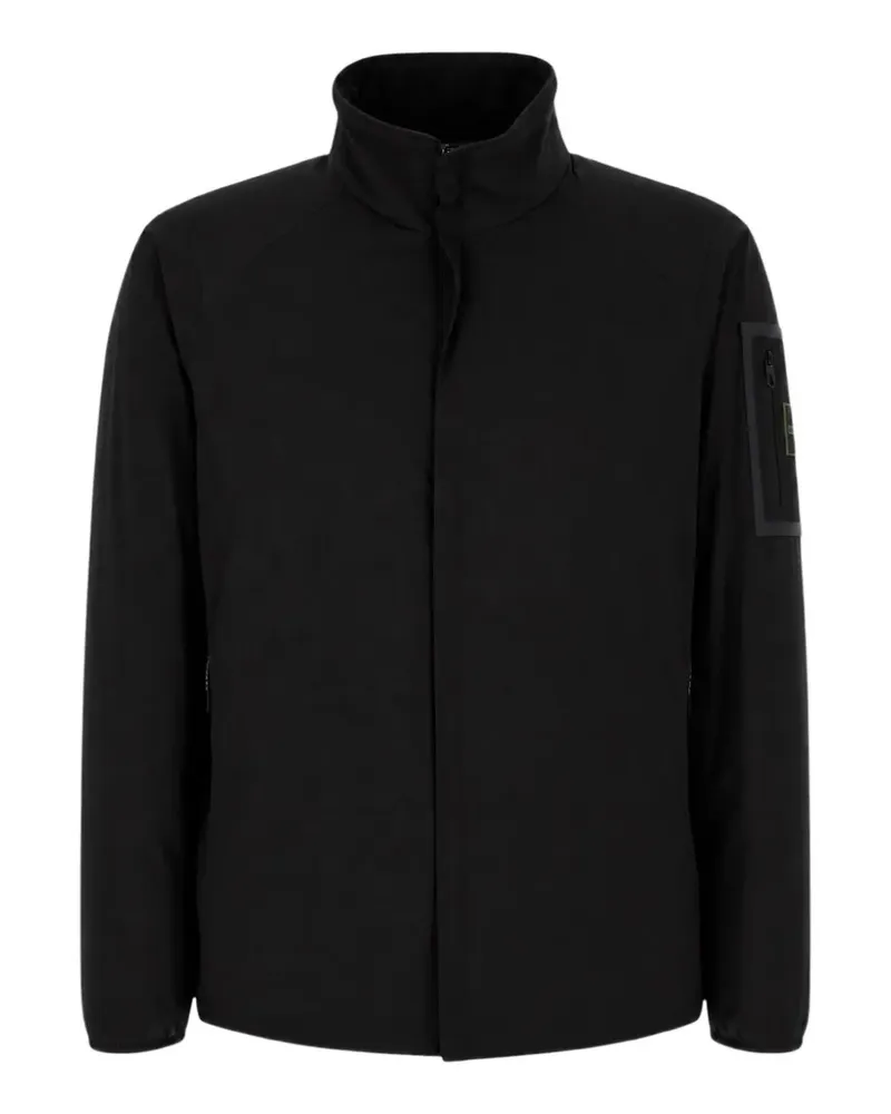 HUGO BOSS Jacke mit Stehkragen - Schwarz Schwarz