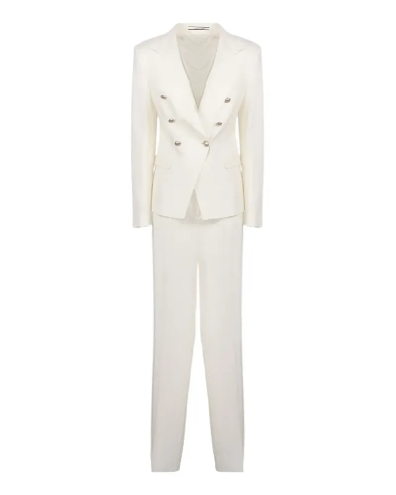 Tagliatore Alicya double-breasted suit - Nude Nude