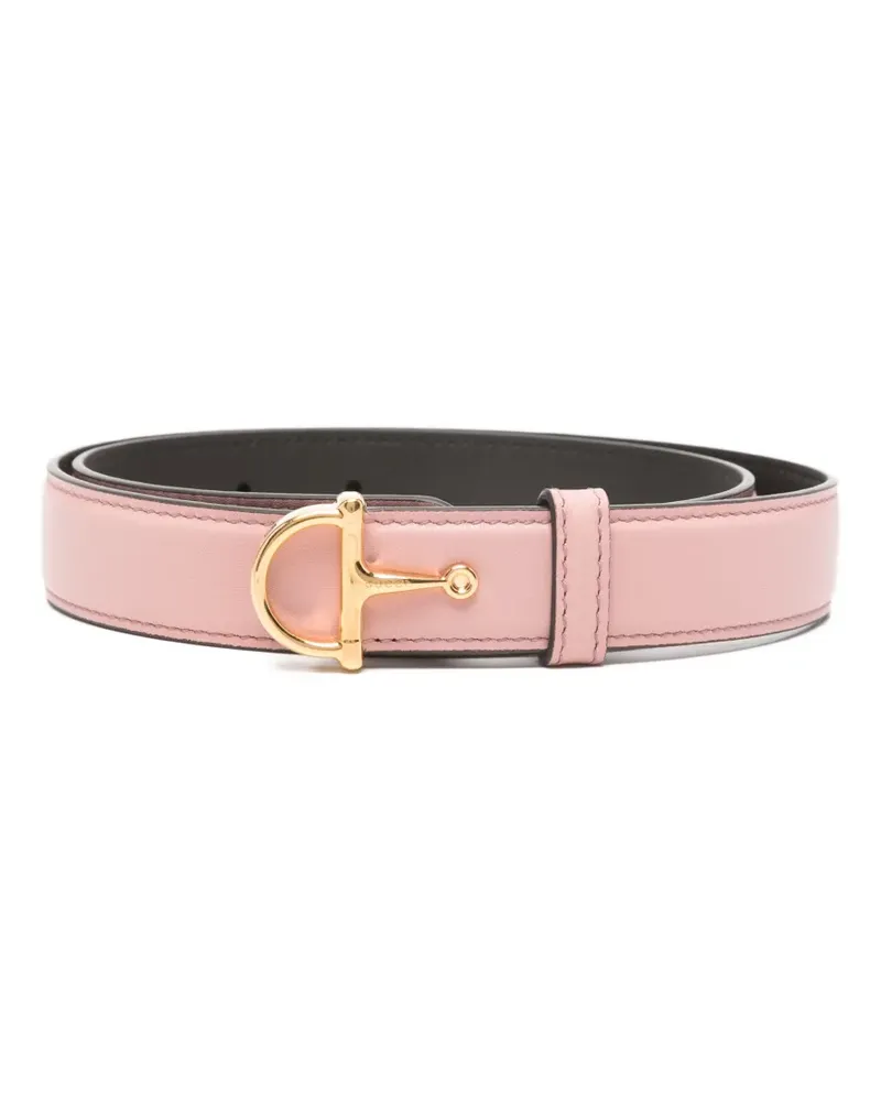 Gucci Horsebit buckle belt - Rosa Rosa