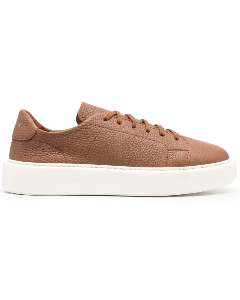 Henderson Strukturierte Sneakers - Braun Braun