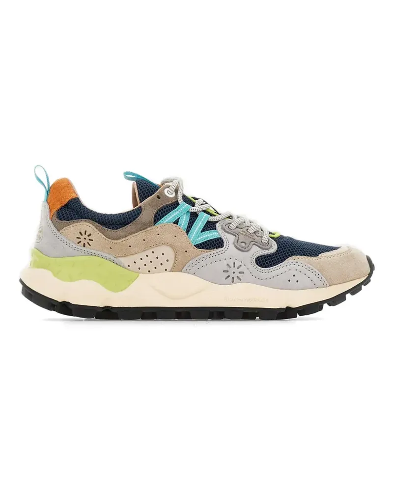 Flower MOUNTAIN Yamano3 suede-inserts sneakers - Blau Blau