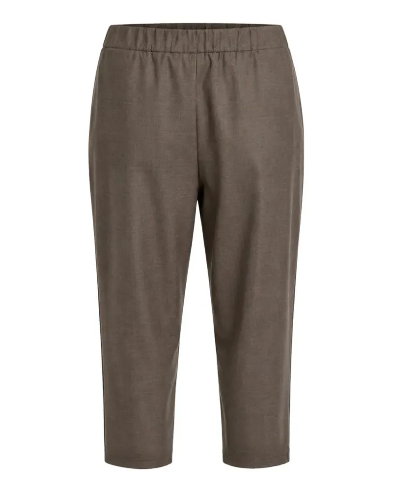 Dušan elasticated-waistband tapered trousers - Braun Braun