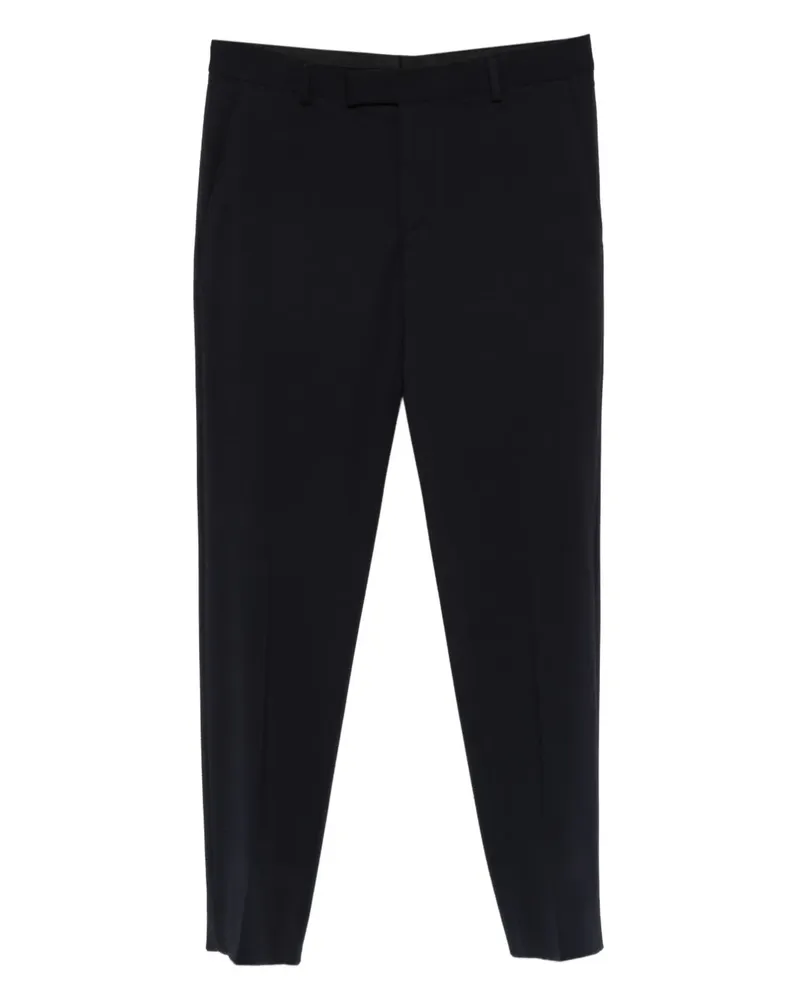 Karl Lagerfeld textured straight-leg trousers - Blau Blau