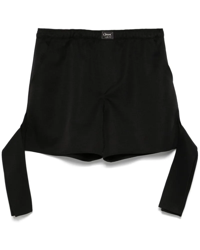 COPERNI Shorts mit Knoten - Schwarz Schwarz
