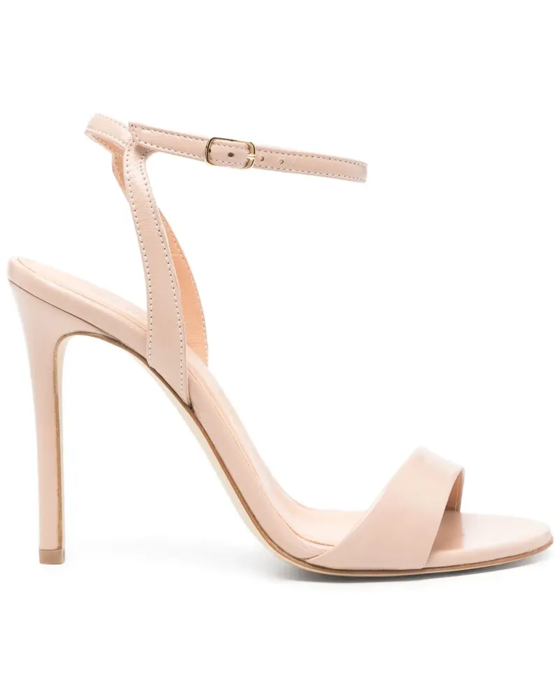 The Seller Sandalen aus Leder 100mm - Rosa Rosa