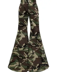 VETEMENTS Hose mit Camouflage-Print Grün