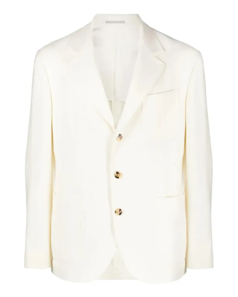 Brunello Cucinelli single-breasted blazer - Nude Nude