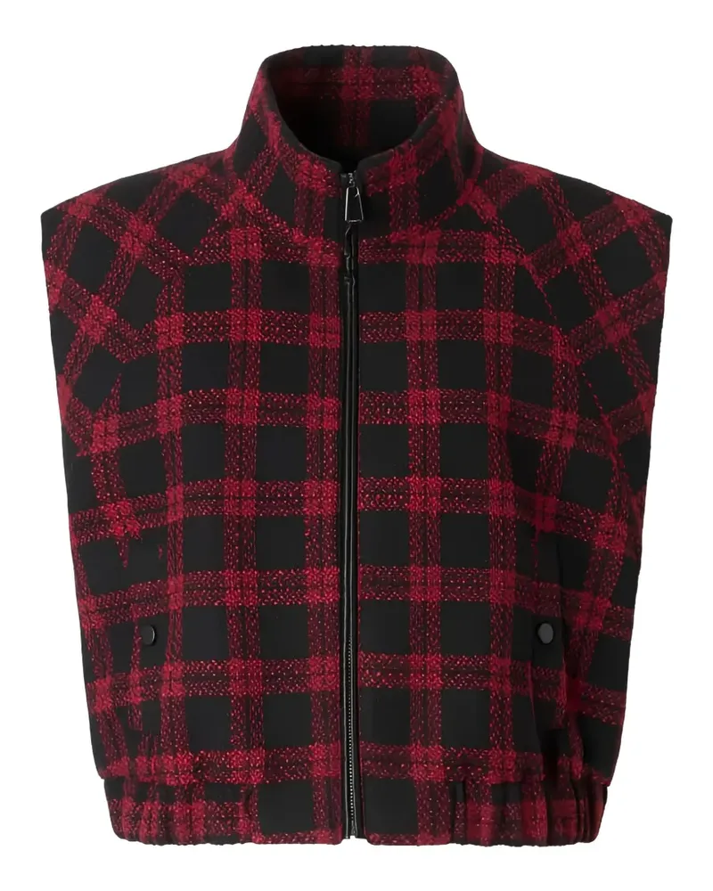 Pinko Handel check-pattern gilet - Rot Rot