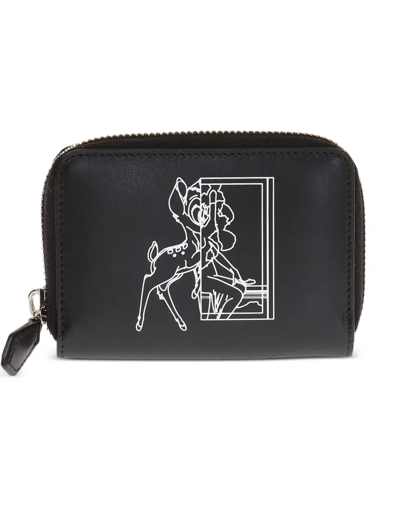 Givenchy Portemonnaie mit Bambi-Print - Schwarz Schwarz