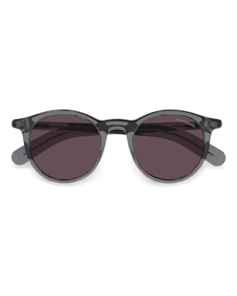 Montblanc Runde MB0353S Sonnenbrille - Grau Grau