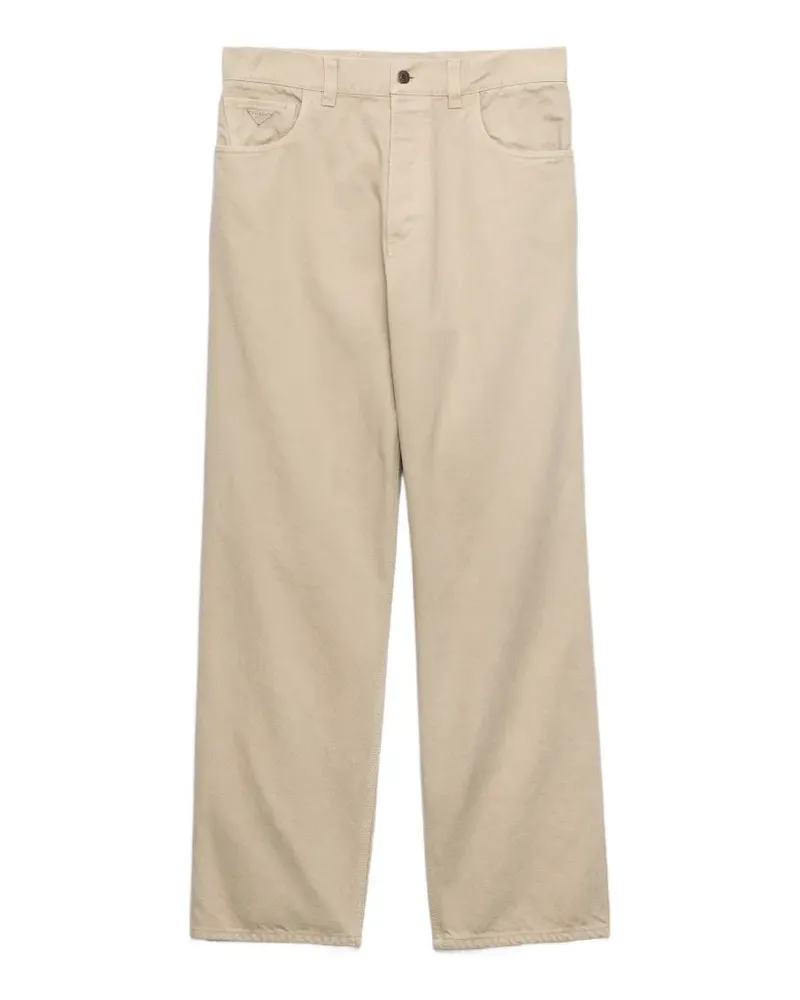 Prada five-pocket old denim jeans - Nude Nude