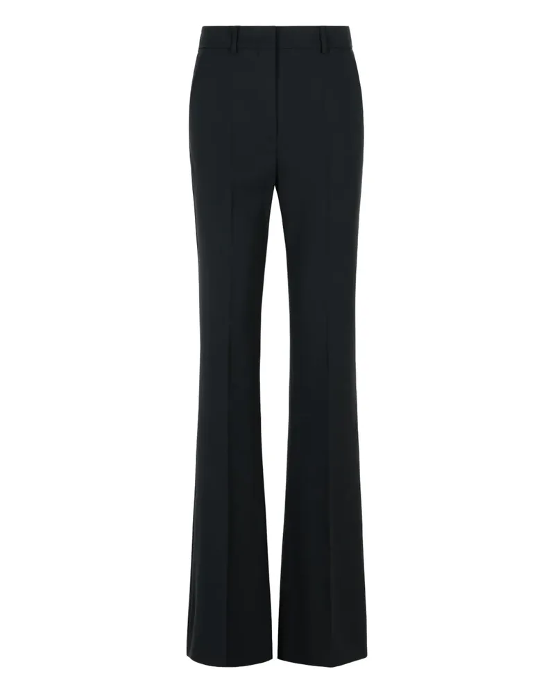 SPORTMAX virgin wool flared trousers - Schwarz Schwarz
