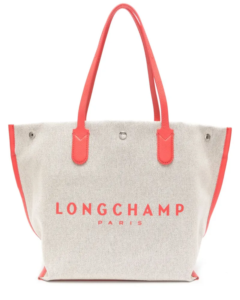 Longchamp Großer Roseau L Shopper Rot