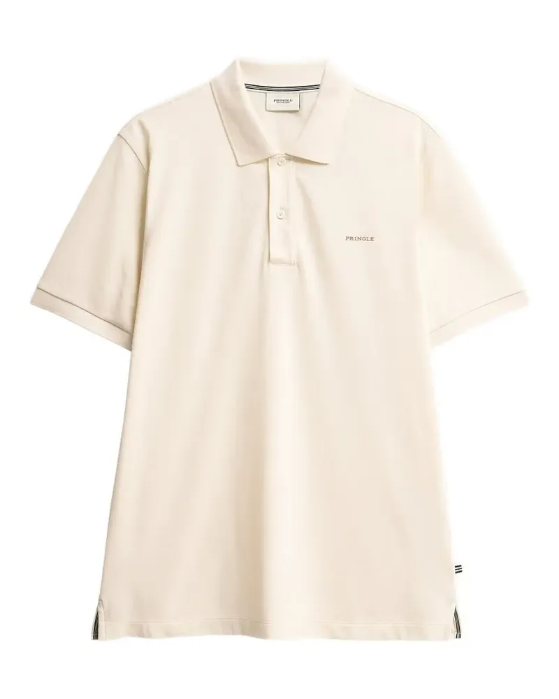 Pringle of Scotland pique polo shirt - Nude Nude