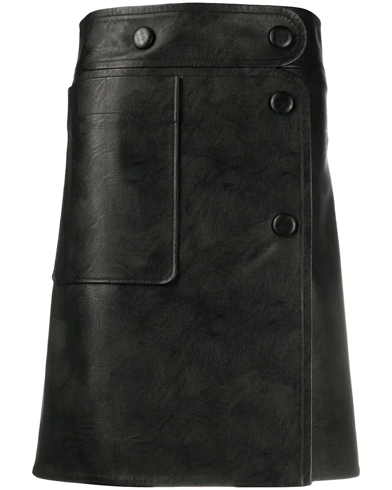 Stella McCartney Rock in A-Linie - Schwarz Schwarz