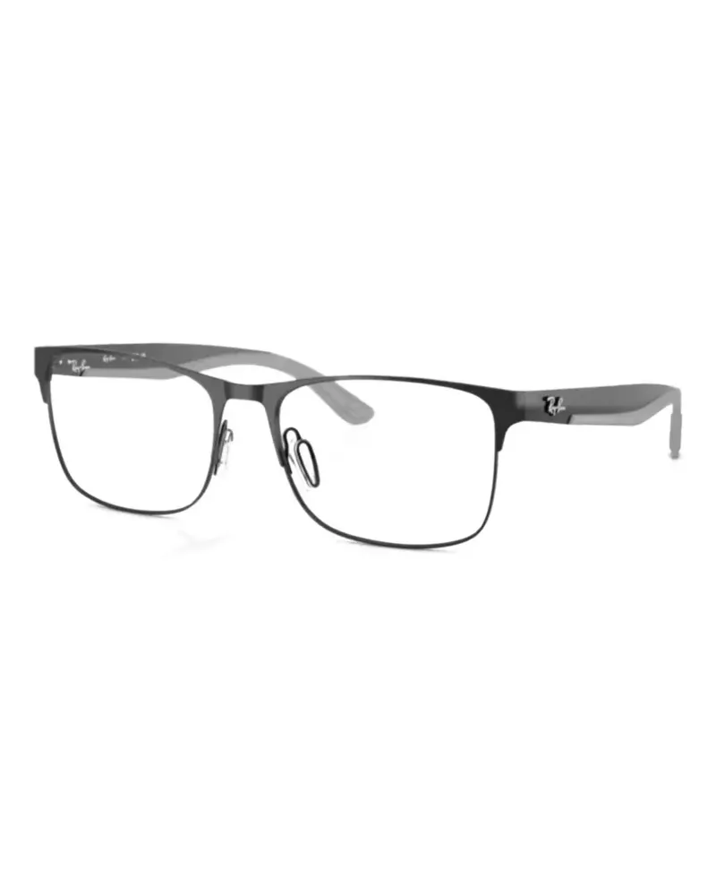 Ray Ban Brille mit eckigem Gestell - Schwarz Schwarz